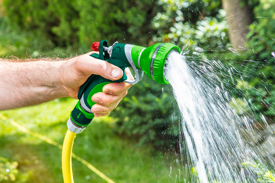 Pistoletinis purkštukas su 9 funkcijomis - gaukdaugiau.lt