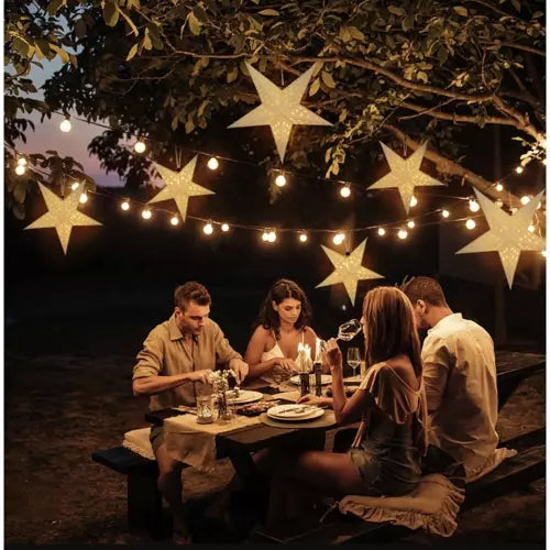 3D LED Žvaigždė – 60cm Kalėdų Puošmena Su Šviesa - gaukdaugiau.lt