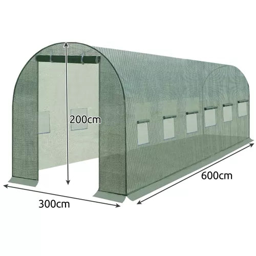 Atsarginė Folija Tuneliui 6x3x2m Sodininkystei Apsaugai - gaukdaugiau.lt