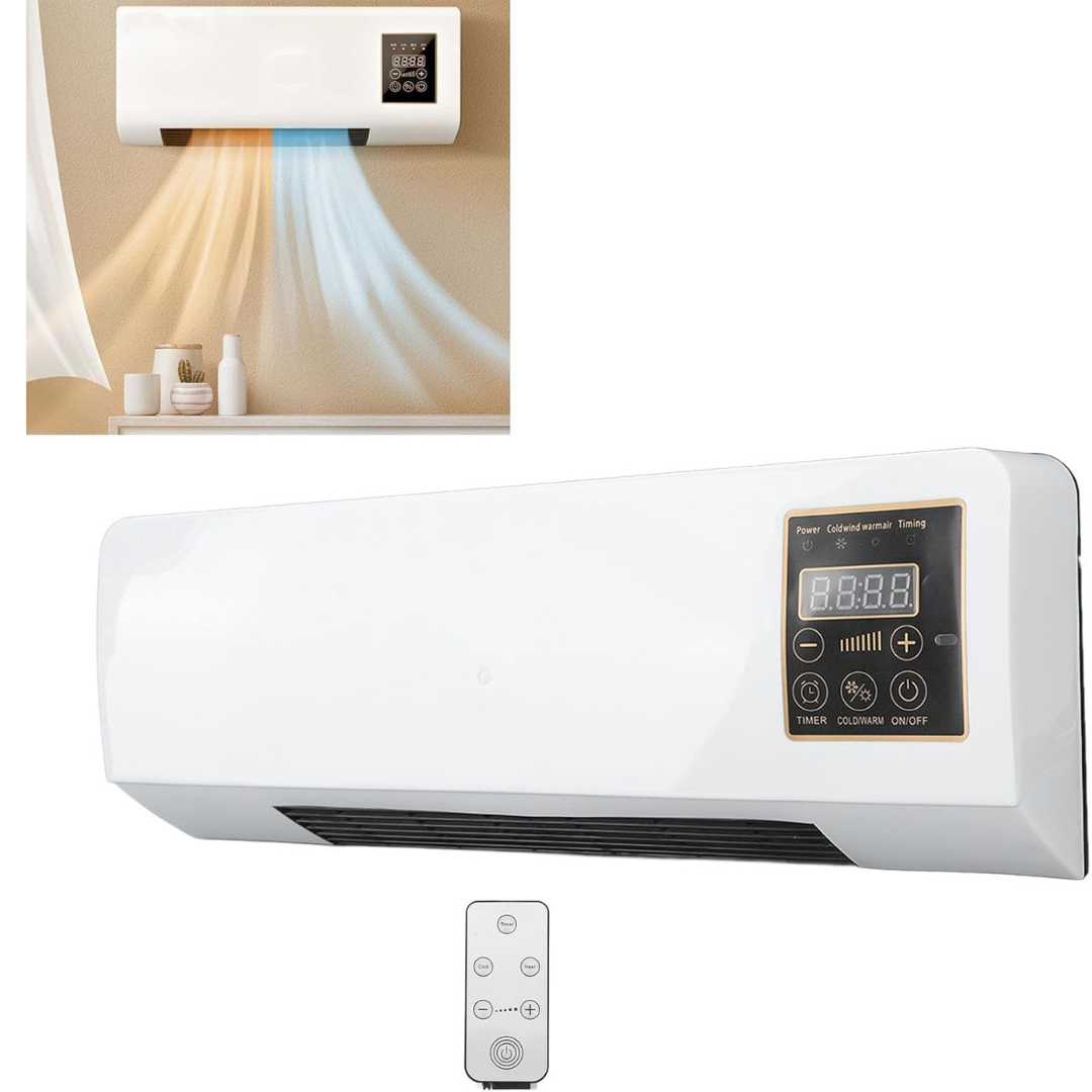 Wall-mounted heater & cooler fan ADM with remote control, SKU: 2069