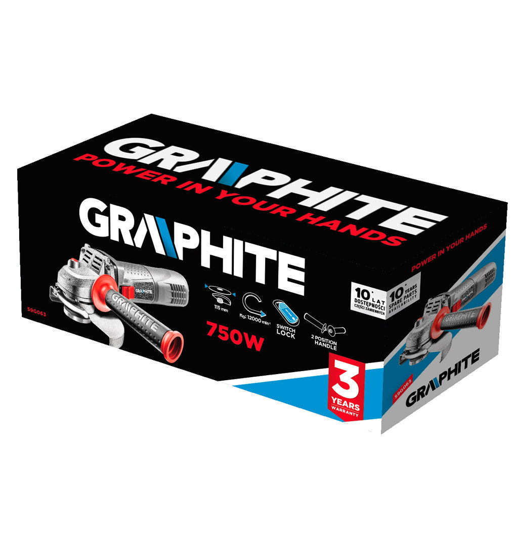 Kampinis šlifuoklis 750 W, diskas 115 x 22,2 mm, greitis 12 000 aps/min? - gaukdaugiau.lt