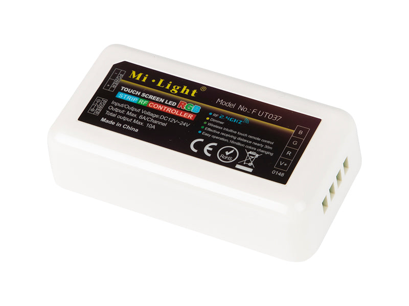 70-802# RGB LED valdymo imtuvas RF 144W 4-zoninis затемintuvas, jutiklinis pultelis - gaukdaugiau.lt