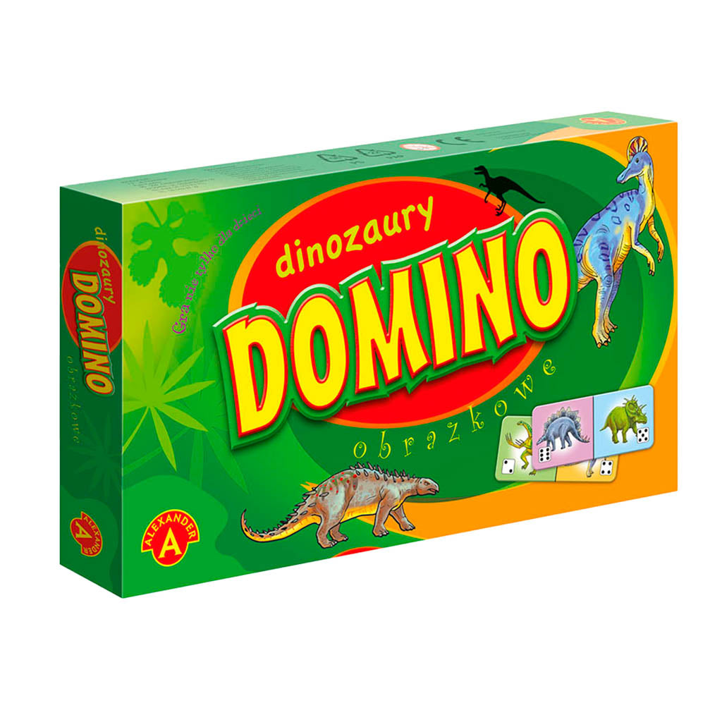 ALEXANDER dinozaurų domino edukacinis žaidimas 4+ - gaukdaugiau.lt