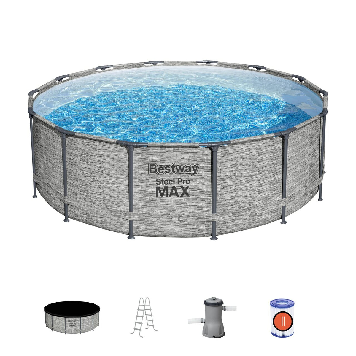 AquaLuxe 5619D Sodo baseinas 4,27 m - gaukdaugiau.lt