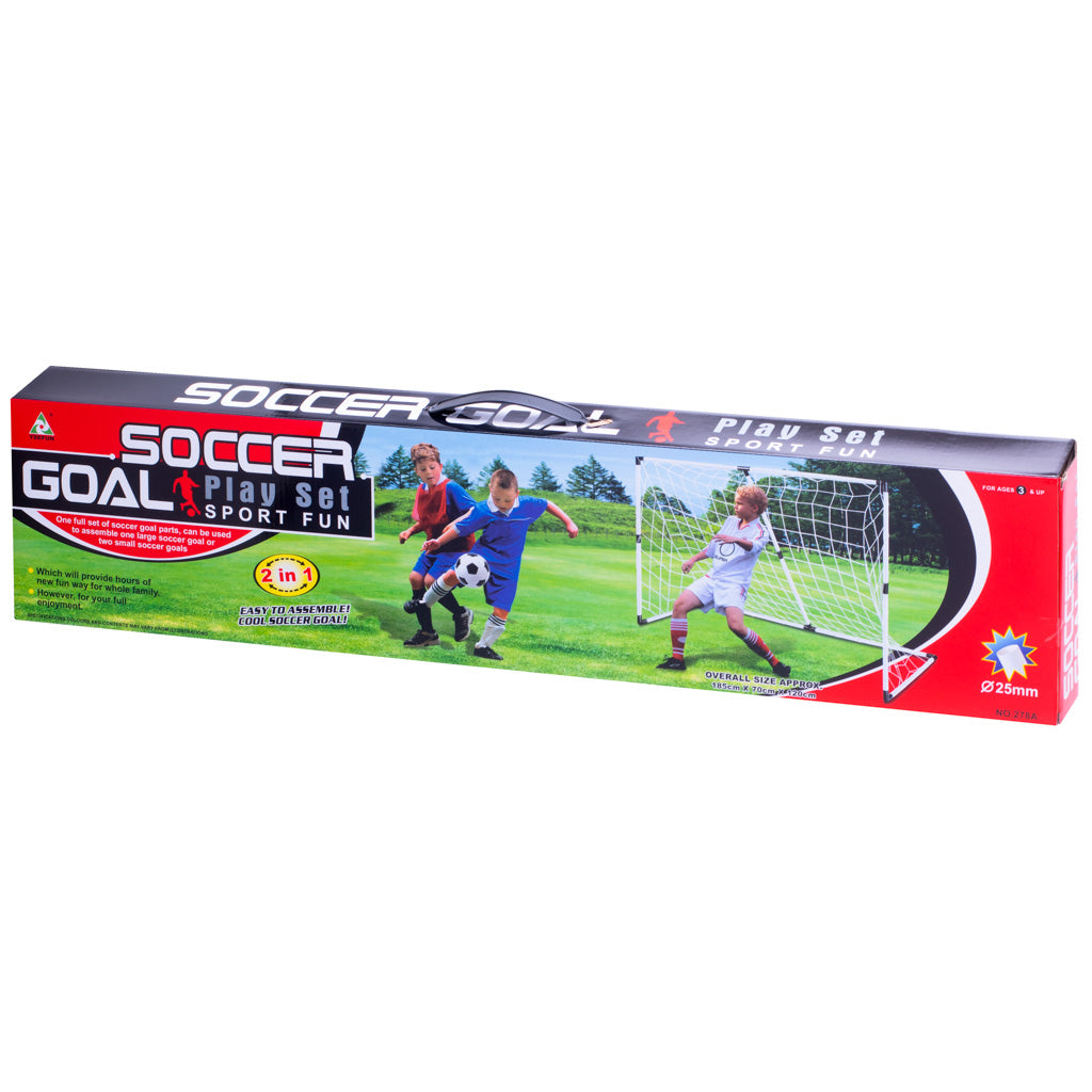 Futbolo vartai vaikams 2in1 185x120x70cm - gaukdaugiau.lt