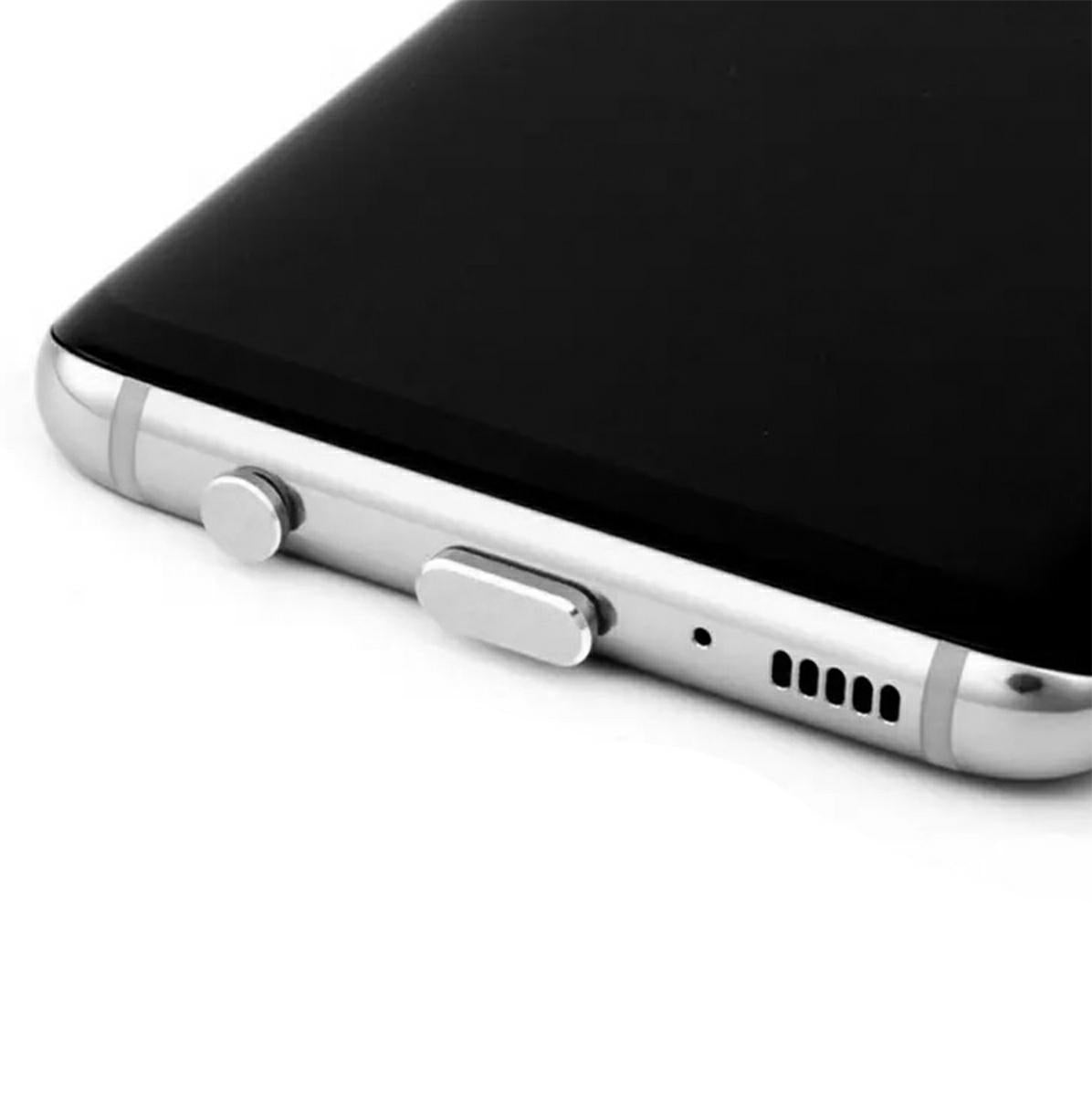 USB-C DULKIŲ DANGTELIS 2 VNT SIDABRAS - gaukdaugiau.lt