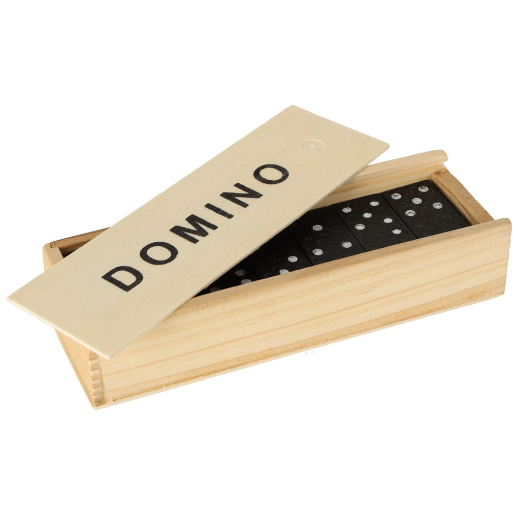 Medinis domino šeimos žaidimas + dėžutė - gaukdaugiau.lt