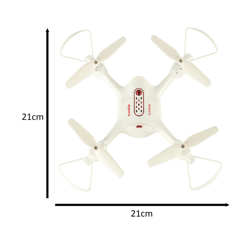 Syma X23W 2.4GHz 4CH FPV Wi-Fi baltas RC dronas - gaukdaugiau.lt