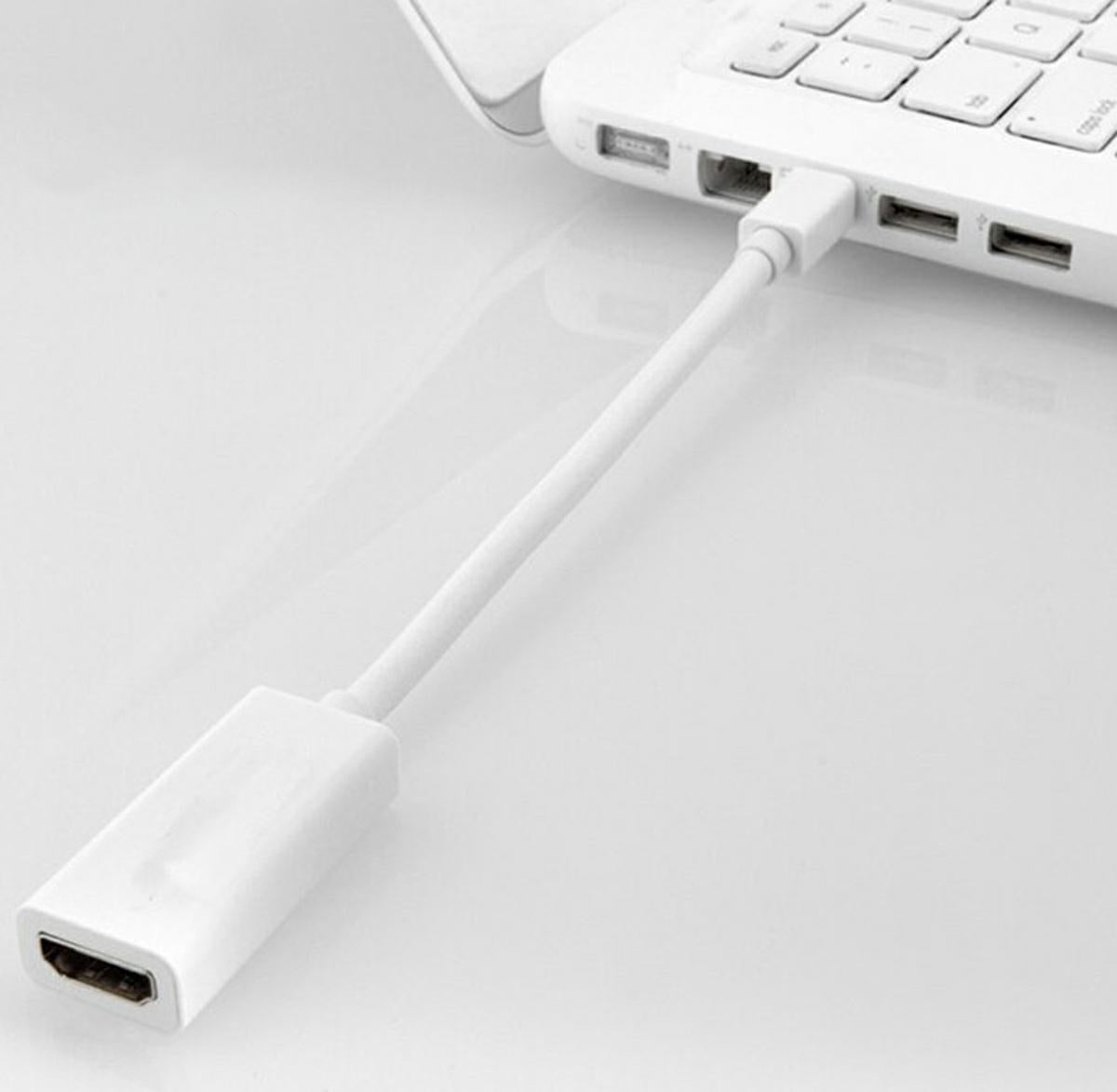 HDMI Mini DisplayPort Adapteris – Full HD 1080p Vaizdas - gaukdaugiau.lt