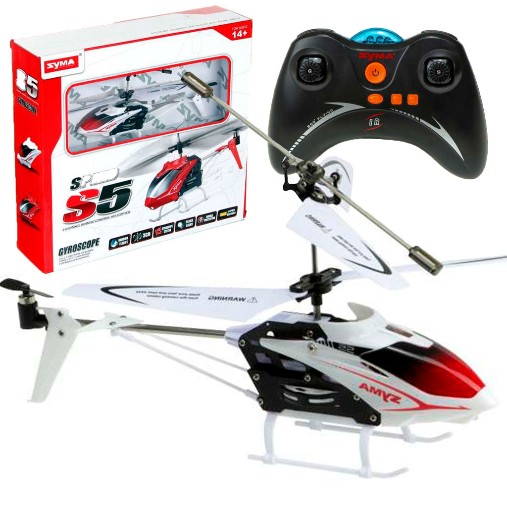 SYMA S5 RC sraigtasparnis 3CH baltas - gaukdaugiau.lt