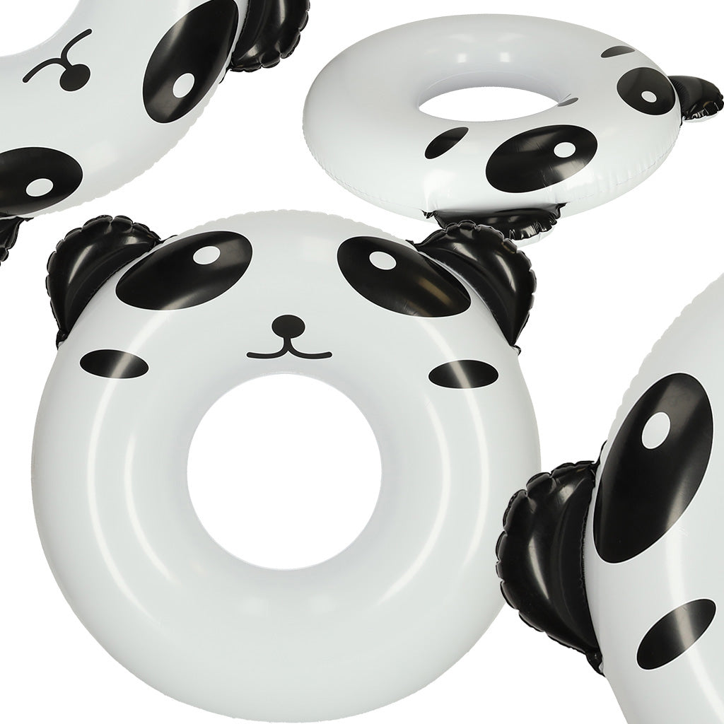 Vaikiškas plaukimo žiedas 80 cm panda - gaukdaugiau.lt