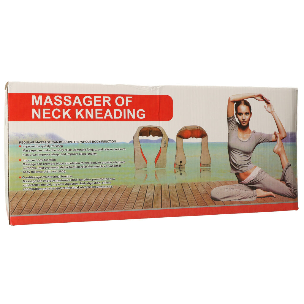 Shiatsu kaklo kaklo nugaros šildanti masažinė apykaklė - gaukdaugiau.lt