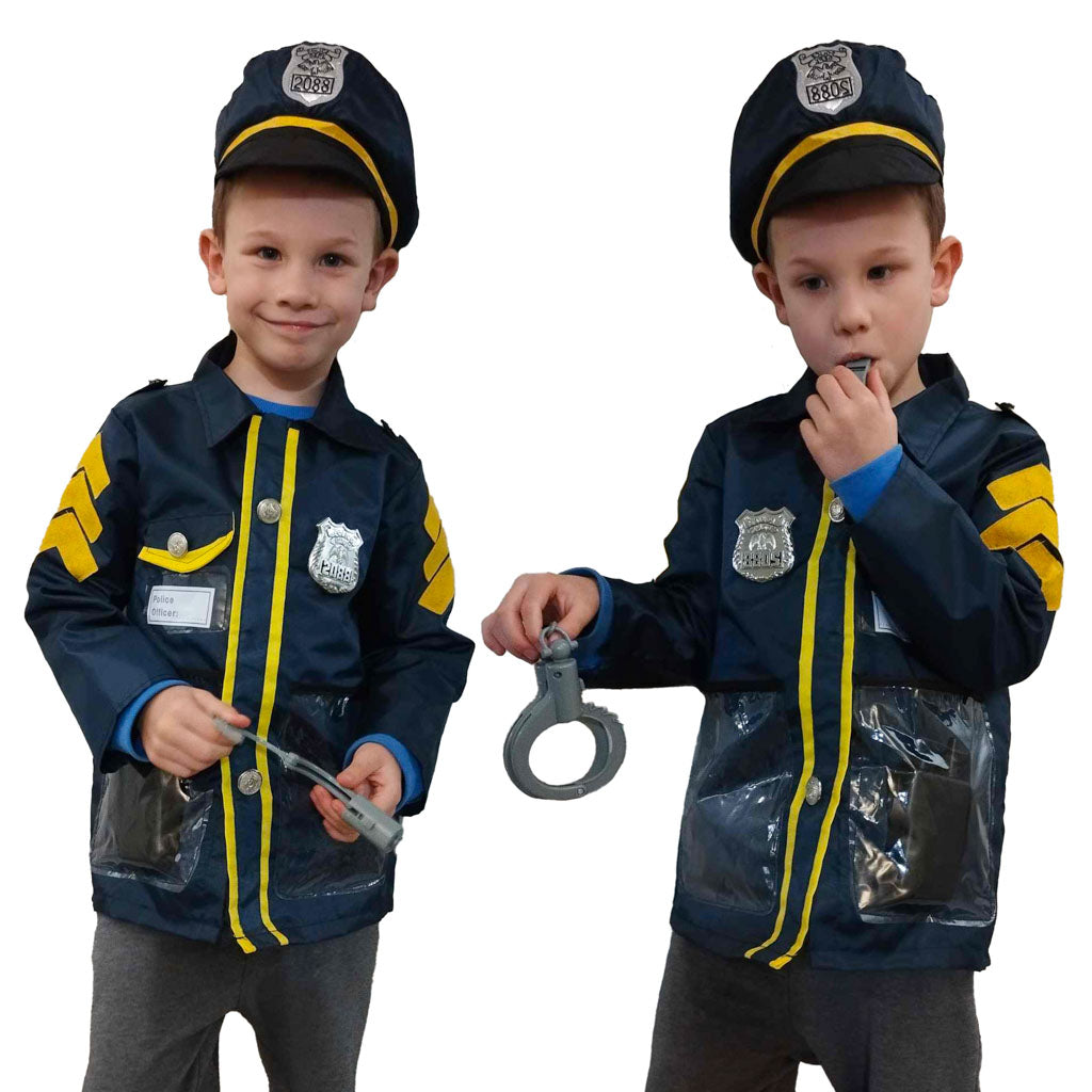 Karnavalo kostiumų policininko antrankių rinkinys 3-8 metų amžiaus - gaukdaugiau.lt