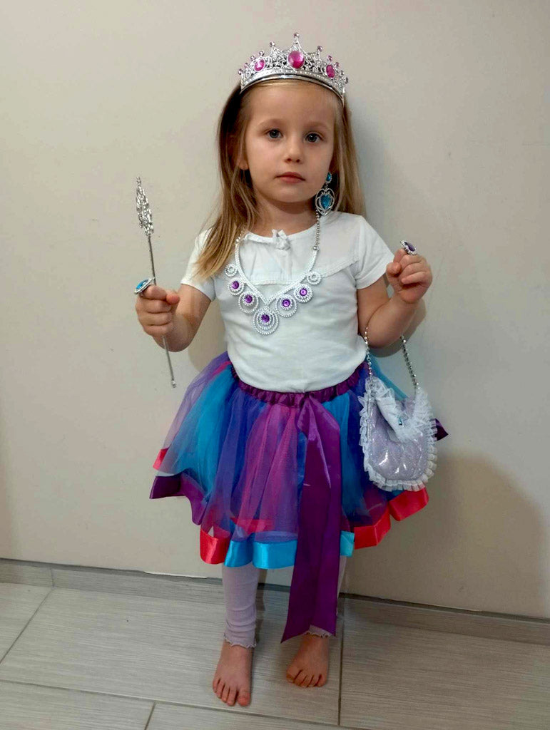 Kostiumų karalienė princesė karūna rankinė 9 vnt. - gaukdaugiau.lt