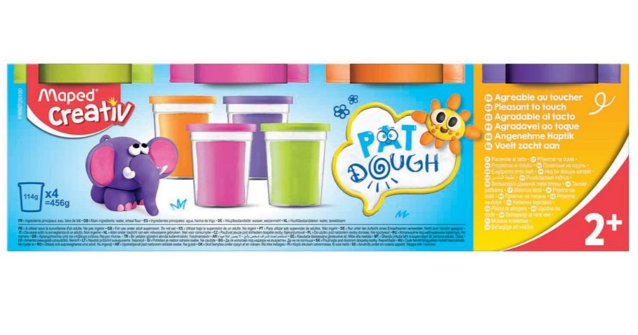 Creativ plastiko masė 4x114g 4vnt. - gaukdaugiau.lt