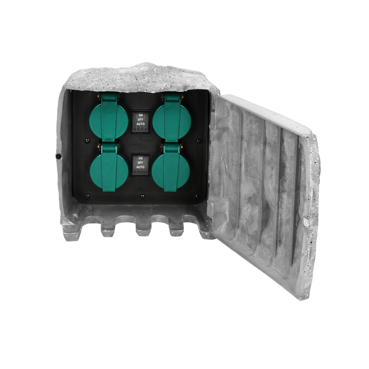 Sodo lizdas AKMUO, 4x2P+Z, guminias laidas H07RN-F 3x1,5mm², 3m, 2 darbo režimai: automatinis (maks. 1100W)/rankinis (maks. 3680W) - gaukdaugiau.lt
