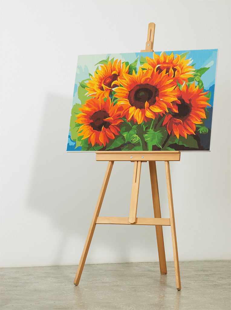 Tapyba pagal numerius 40x50cm saulėgrąžos - gaukdaugiau.lt