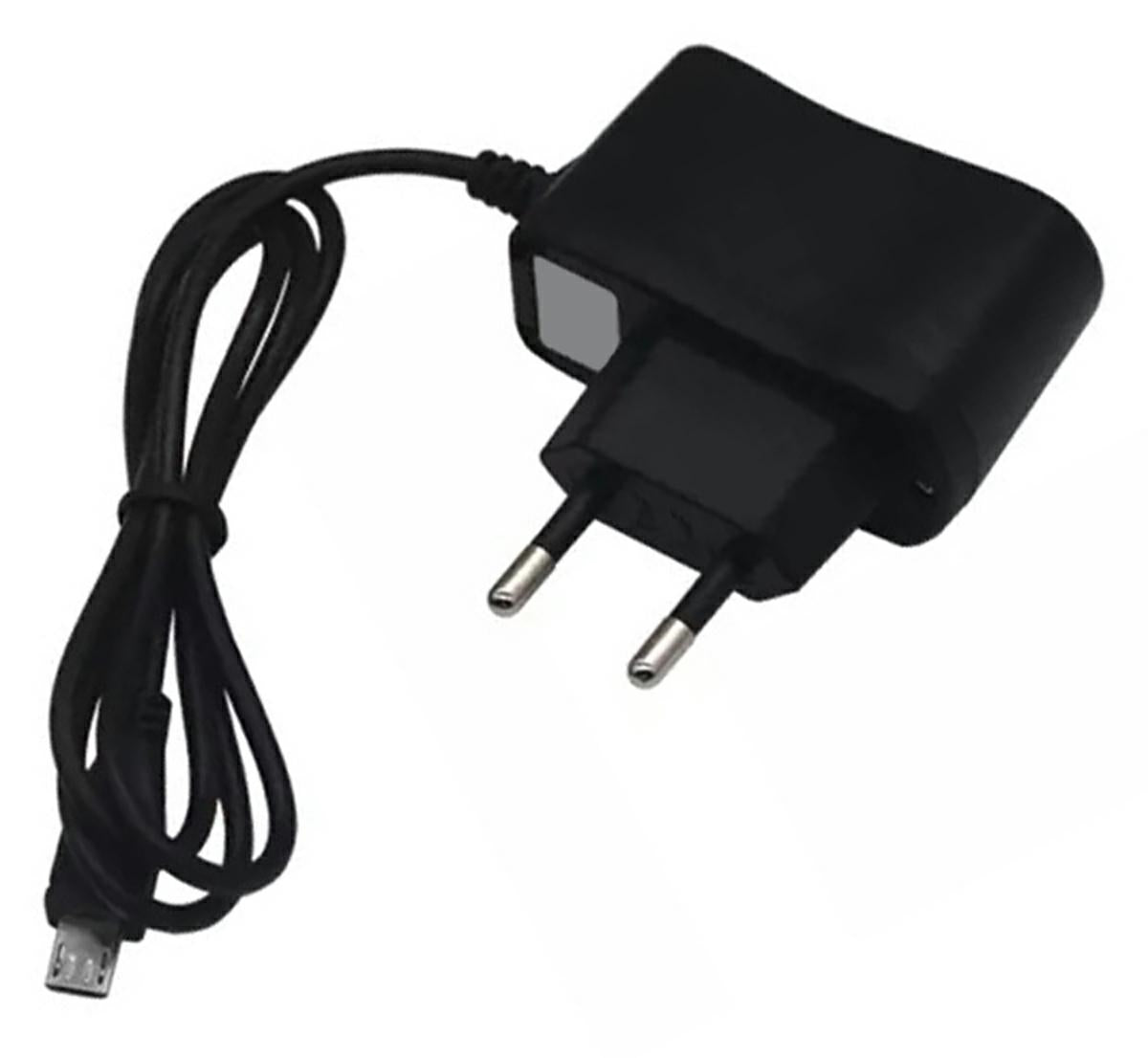 MIKRO USB ĮKROVIKLIS Juodas 140 cm Kabelis Kelionėms - gaukdaugiau.lt