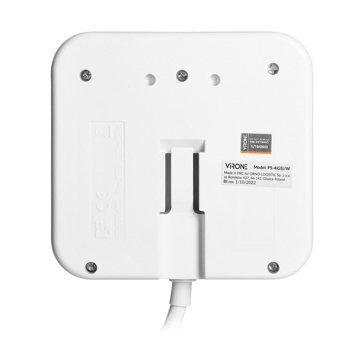 Kvadratinė maitinimo juosta su USB įkrovikliu 3x2P+Z (Schuko), 2xUSB-A, laidas 3x1,5mm², 1,4m - gaukdaugiau.lt
