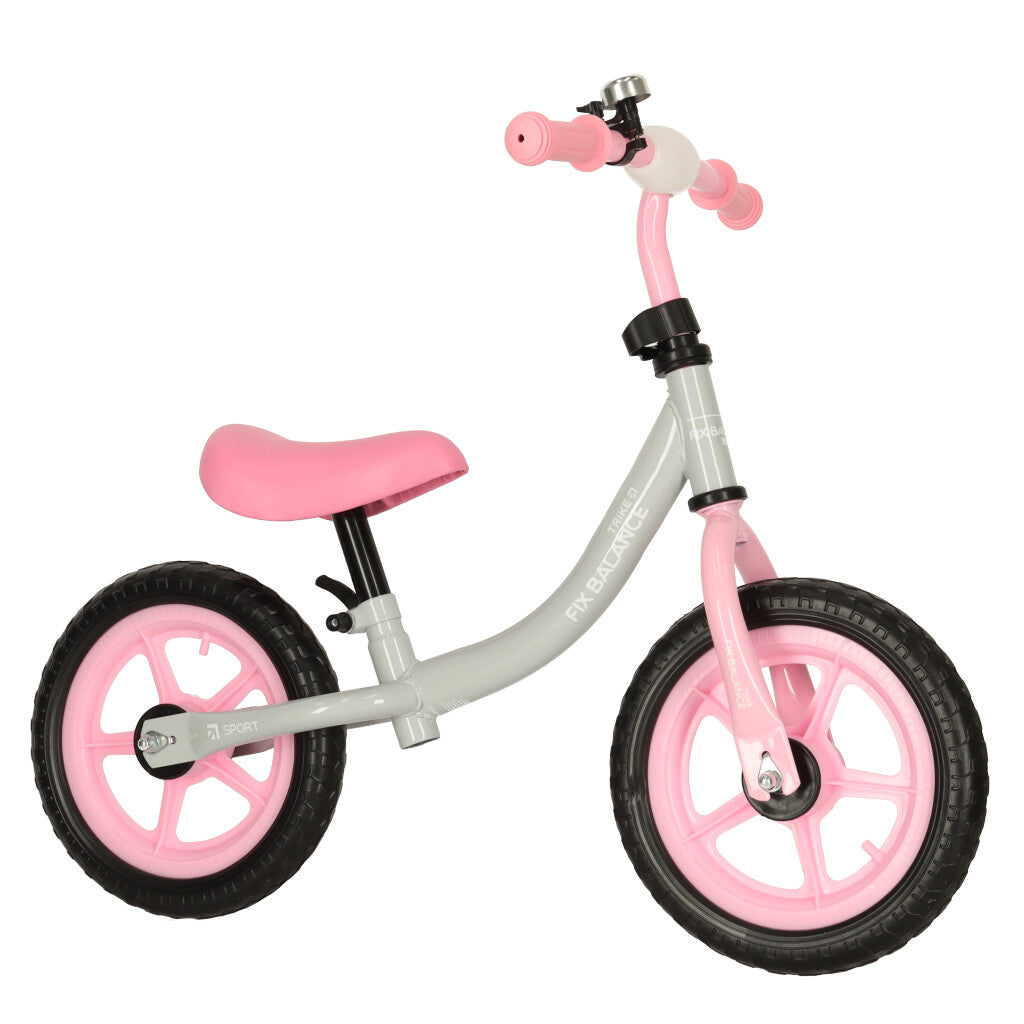 Trike Fix Balance krosinis dviratis baltos ir rožinės spalvos - gaukdaugiau.lt