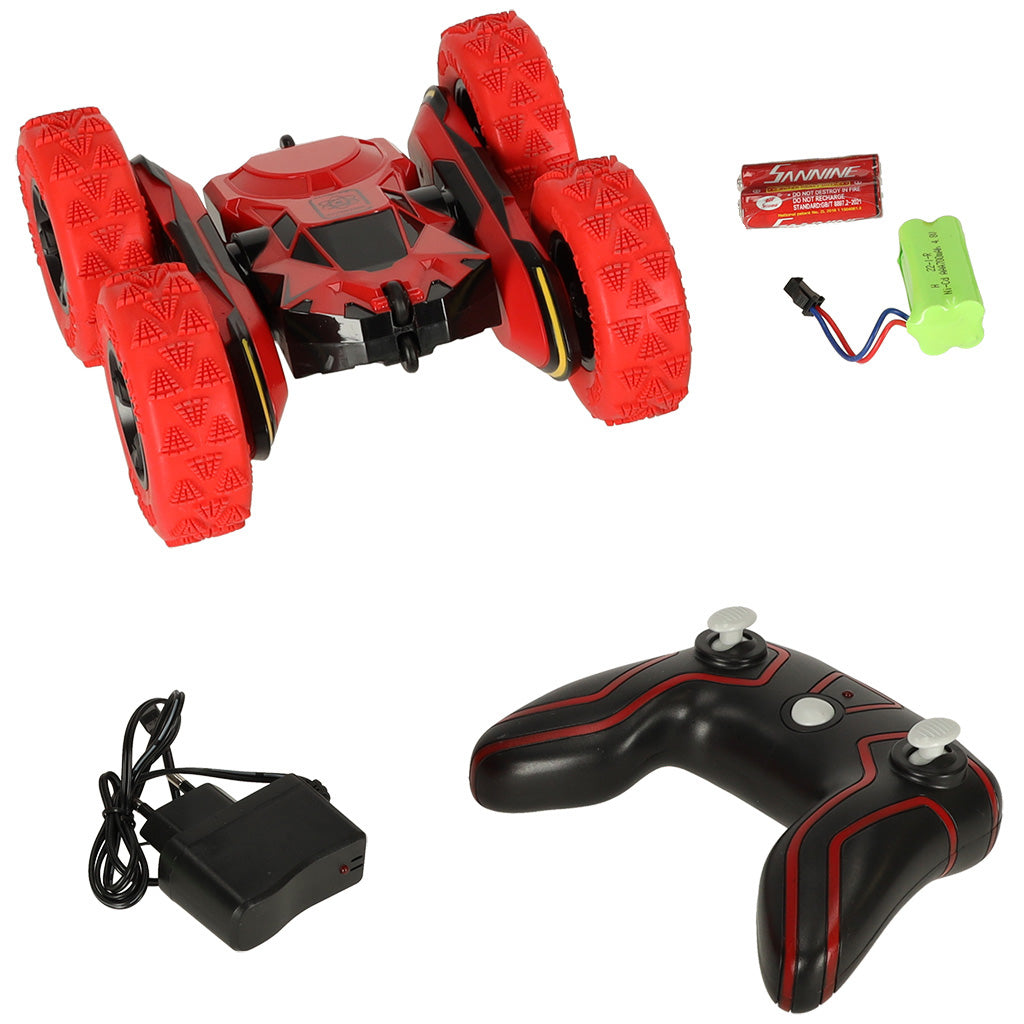 RC nuotoliniu būdu valdomas kaskadininkų automobilis "Acrobat Red - gaukdaugiau.lt
