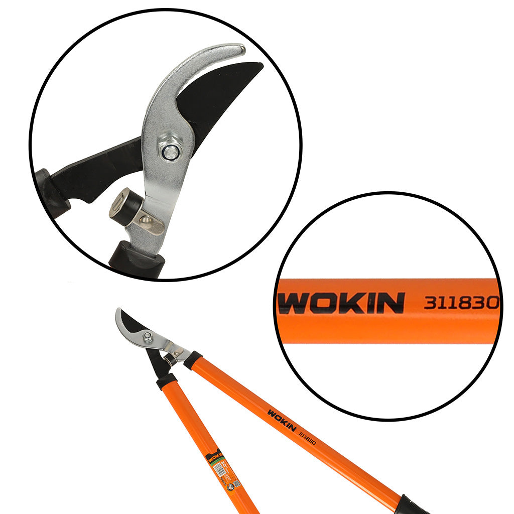 WOKIN sodo žolės gyvatvorių žirklės dviejų rankų kirpimo žirklės didelės 30"/750mm - gaukdaugiau.lt