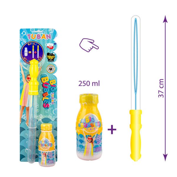 TUBAN muilo burbulų kardas + skystis 250ml - gaukdaugiau.lt