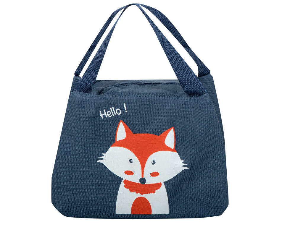 Izoliuotas termo maišelis pusryčiams pietums "Fox orange - gaukdaugiau.lt