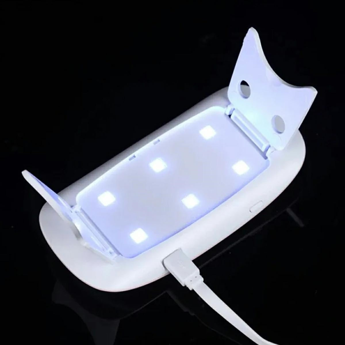 6W Sulankstoma UV Lampa – Nagų Kietinimui ir Priežiūrai - gaukdaugiau.lt