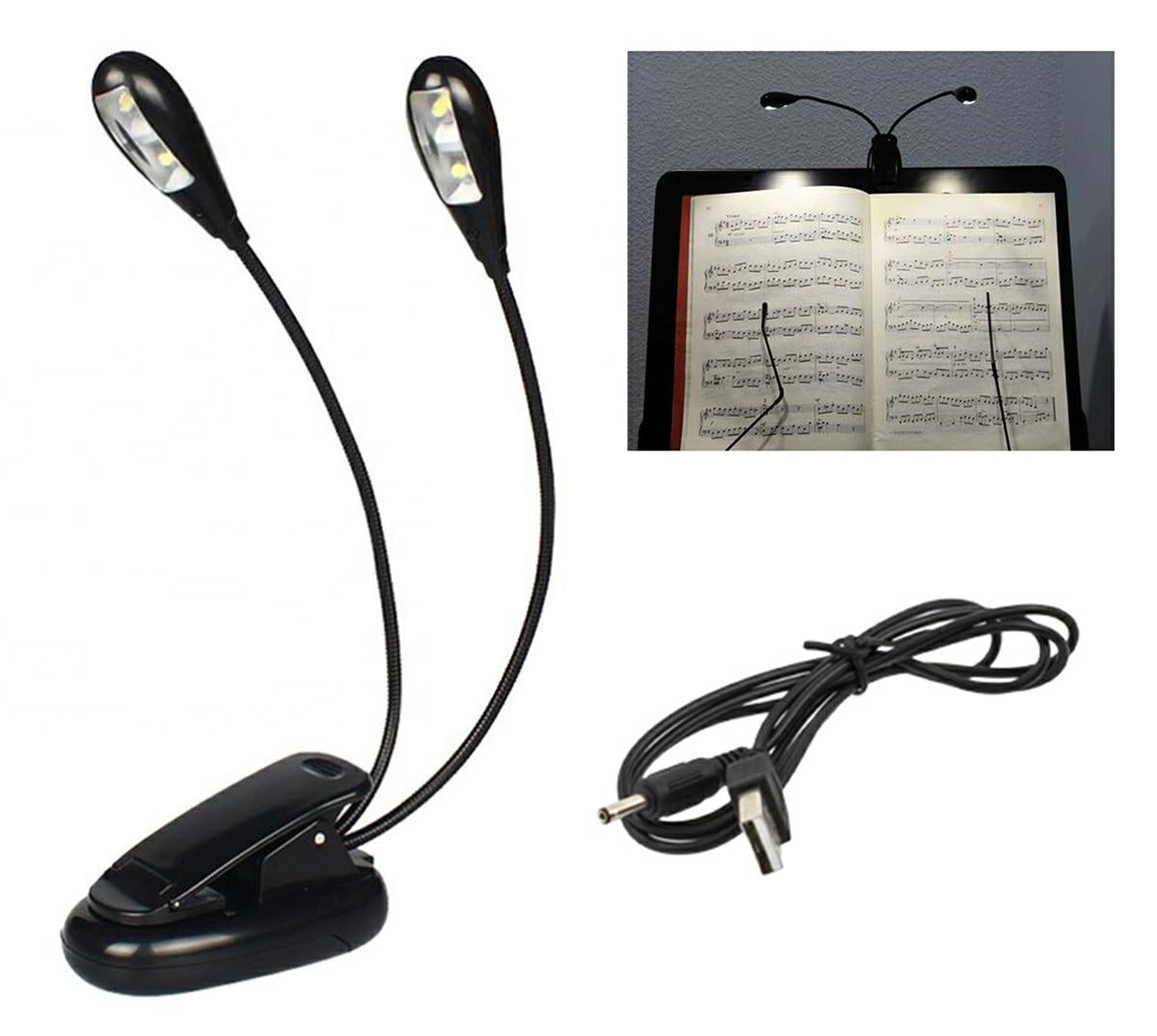 Dviguba LED Lampa Su Spaustuku – Reguliuojamas Apšvietimas - gaukdaugiau.lt