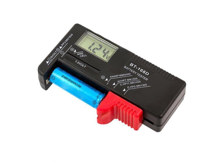 Elektroninis elementų baterijų testeris - gaukdaugiau.lt