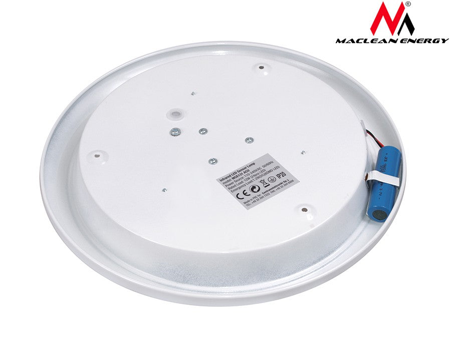 PremiumLine LED lubos su judesio jutikliu ir avariniu maitinimu, PIR jutiklis ir avarinis maitinimas, 6 m veikimo nuotolis, 12 W, neutrali spalva - gaukdaugiau.lt
