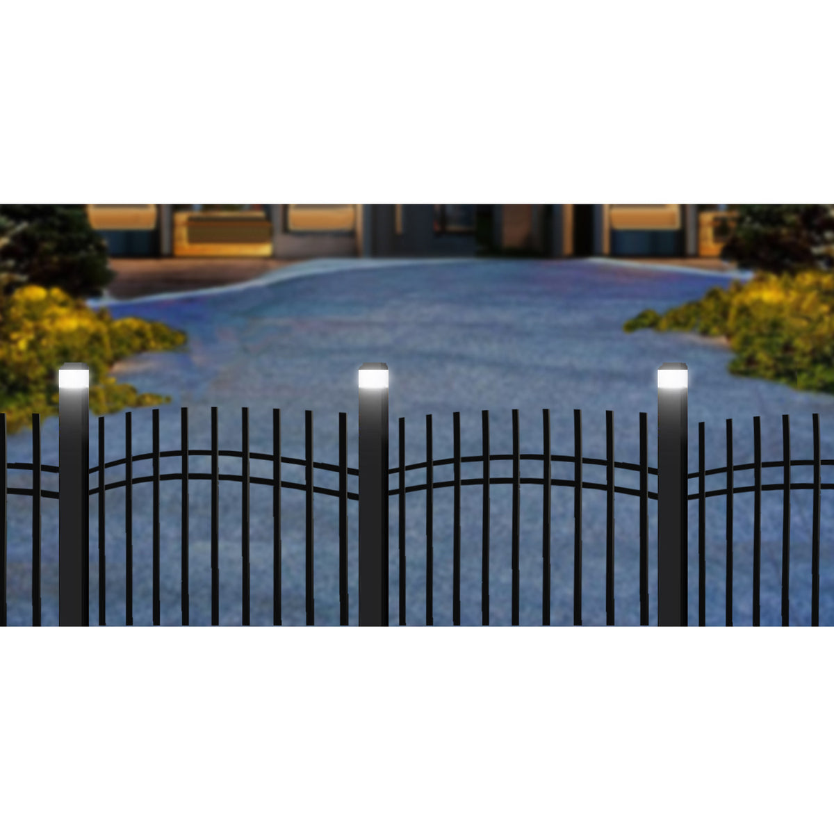 Šviestuvas LED saulės energija ant stulpelio PremiumLine, 60x40mm, gaubtas vokų formos, GB125 - gaukdaugiau.lt