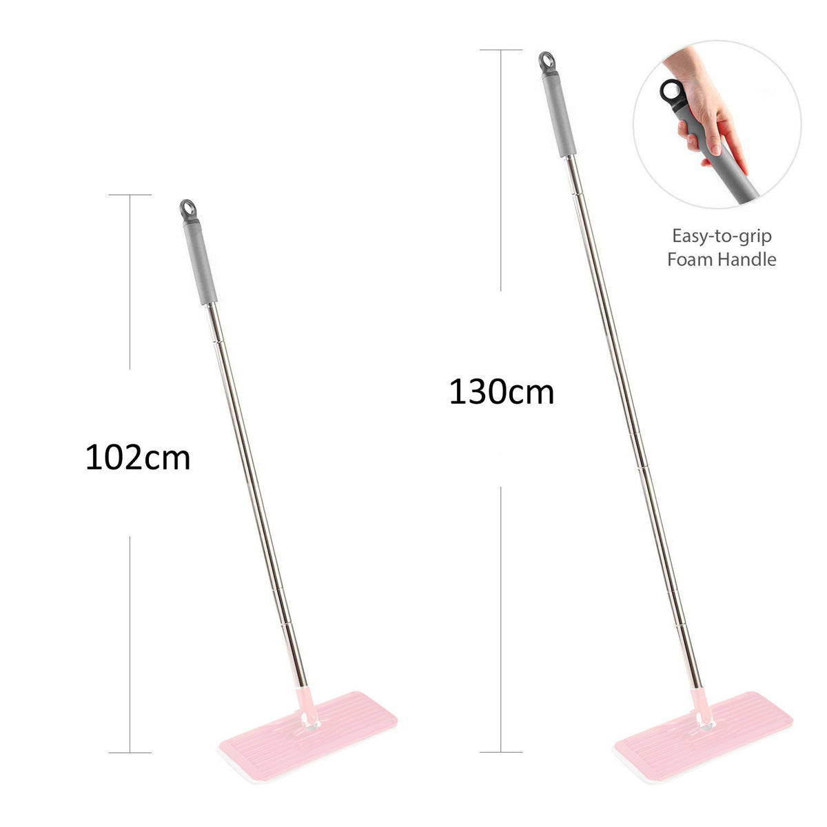 PremiumLine plokščio šluotelės kotas, tinka GB850 ir GB870, GB872 - gaukdaugiau.lt