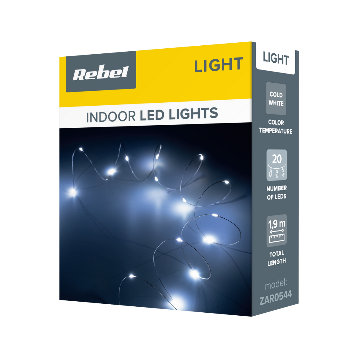 Lemputės šviesinės - 20mini LED - šaltos baltos - gaukdaugiau.lt