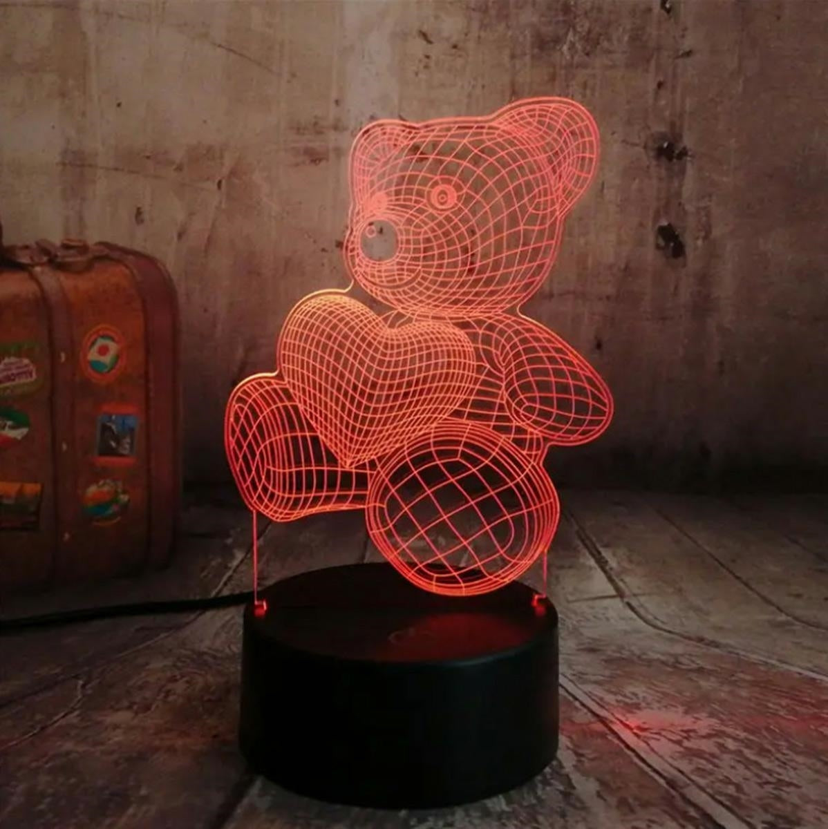 LED lempa meškiuko formos - gaukdaugiau.lt