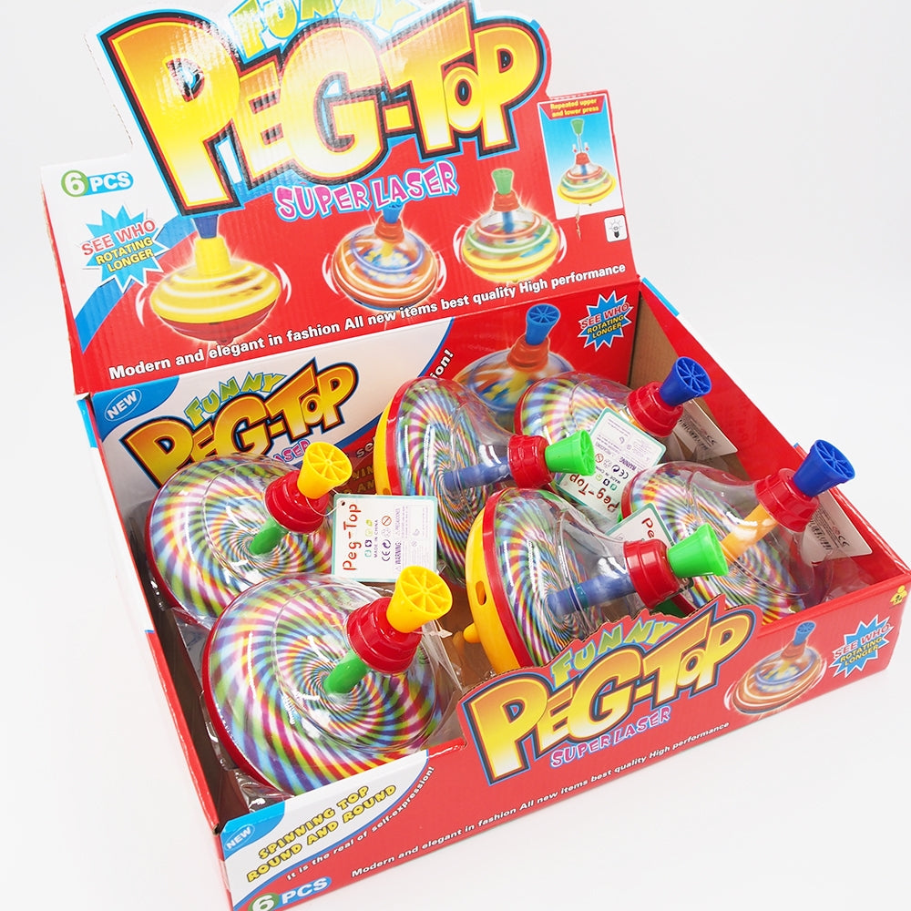 Metalinis vilkelis vaikams "PEG-TOP" - gaukdaugiau.lt