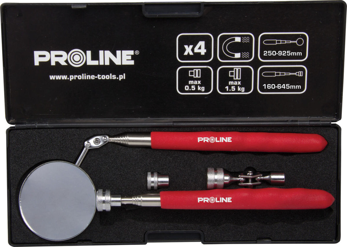 Apžiūros rinkinys - magnetinis griebtuvas ir veidrodis, "PremiumLine - gaukdaugiau.lt