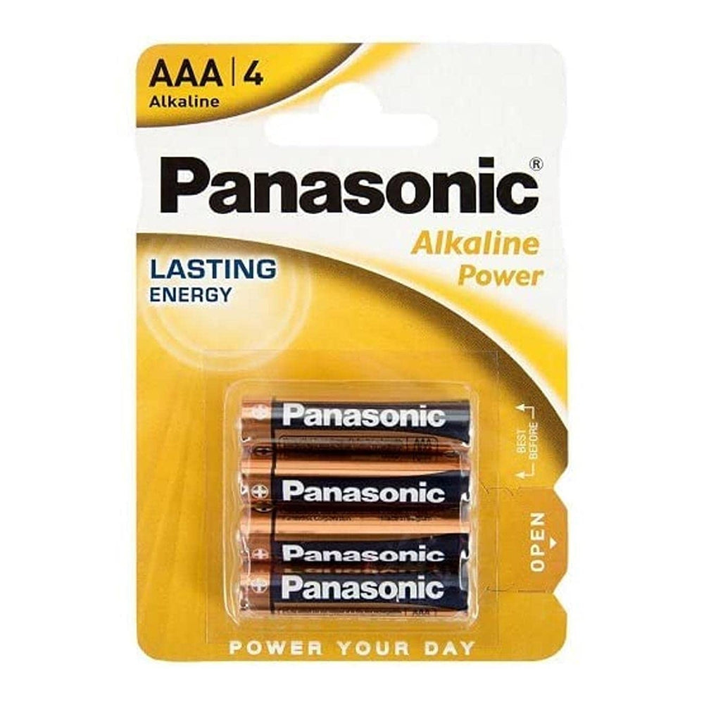 Panasonic Alkaline Power elementai / baterijos AAA - x 4vnt. - gaukdaugiau.lt