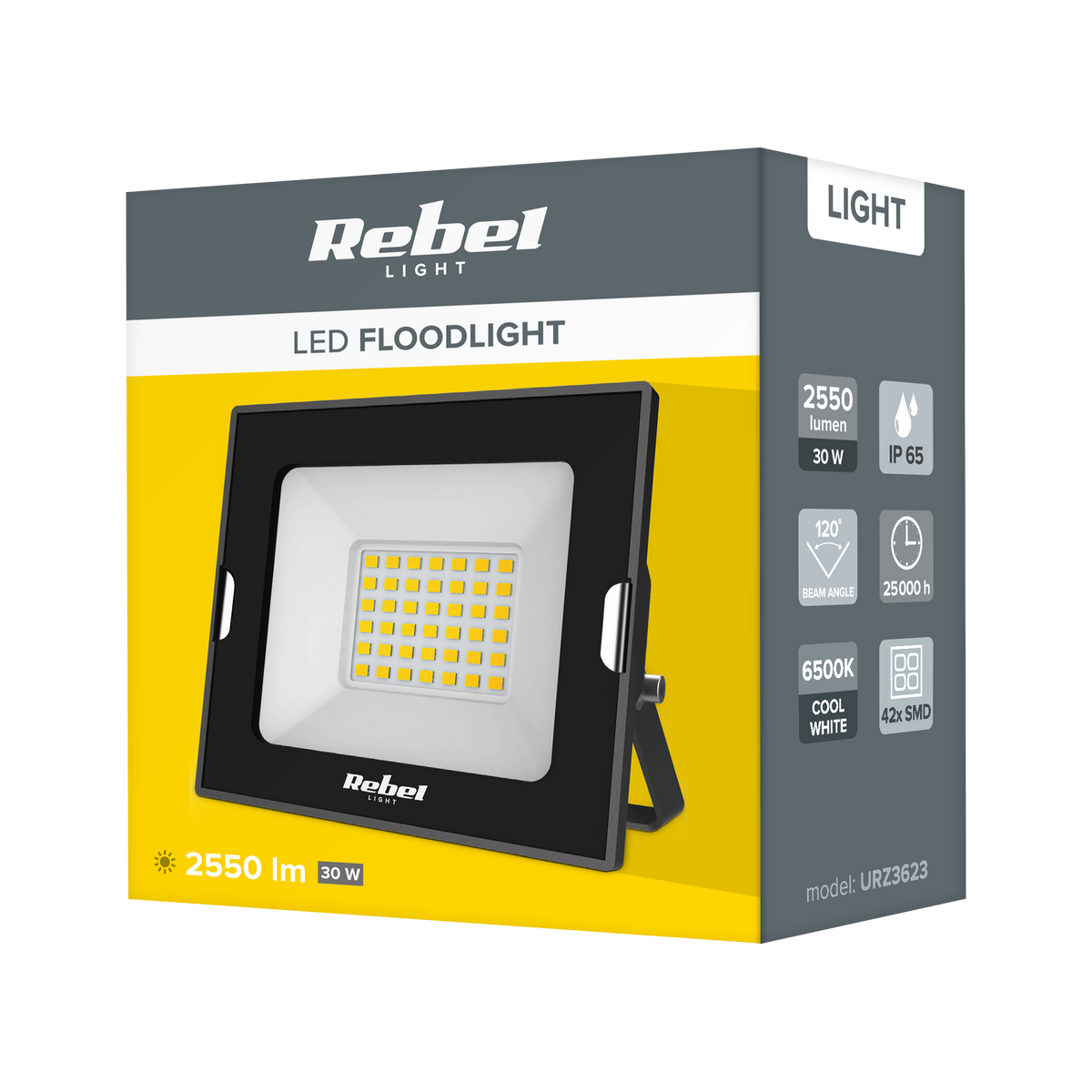 Šviesos diodų reflektorius 30W PremiumLine, 6500K, 230V - gaukdaugiau.lt