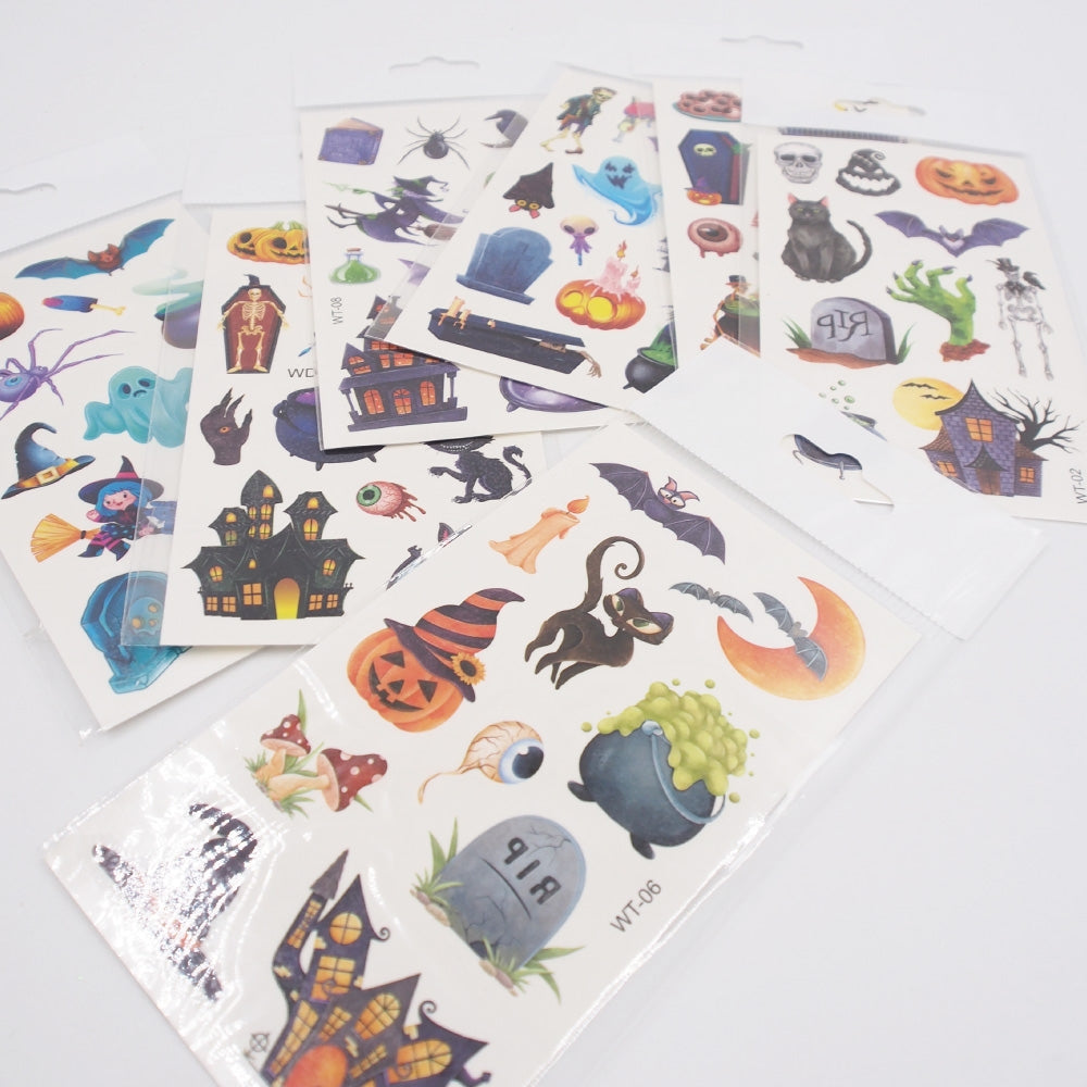 Vaikiškos laikinos tatuiruotės "halloween" - gaukdaugiau.lt