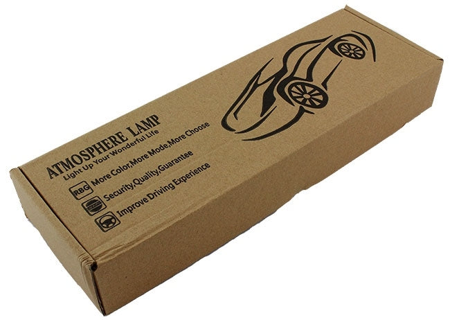 Automobilio LED RGB lazdelės 22CM - gaukdaugiau.lt