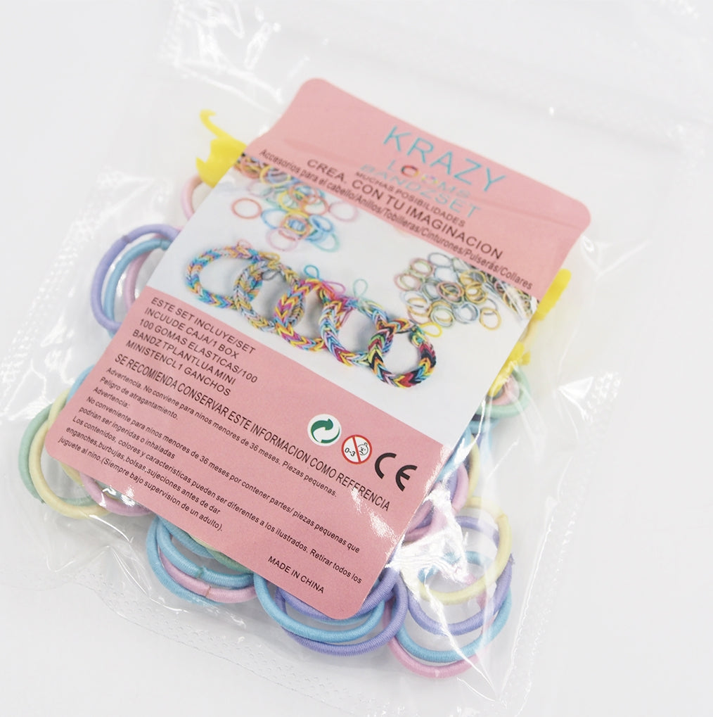 Medžiaginės "Crazy looms bands" gumytės - gaukdaugiau.lt