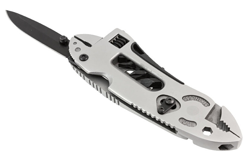 Daugiafunkcinis turistinis įrankis Multitool - gaukdaugiau.lt