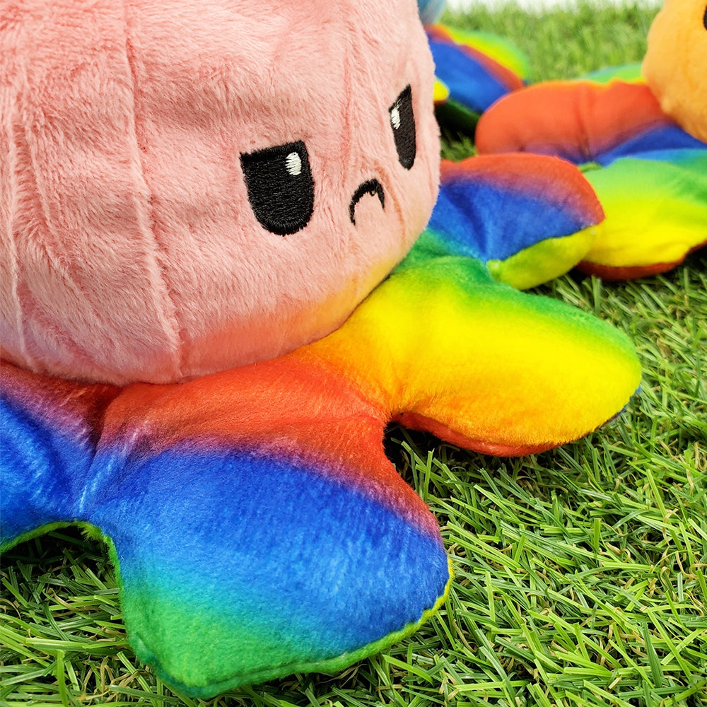 Dvipusis aštuonkojis "Octopus-Rainbow" - oranžinė/geltona - gaukdaugiau.lt