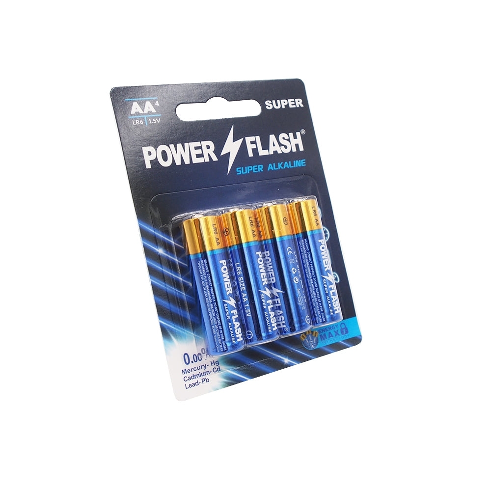 Elementai AA "Power Flash" - gaukdaugiau.lt