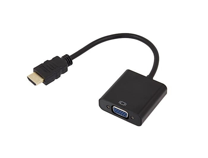 Keitiklis adapteris su HDMI į VGA kabelis D-sub - gaukdaugiau.lt