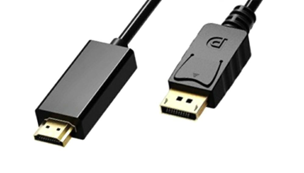 Laidas DISPLAYPORT Į HDMI 1.8M 4K - gaukdaugiau.lt