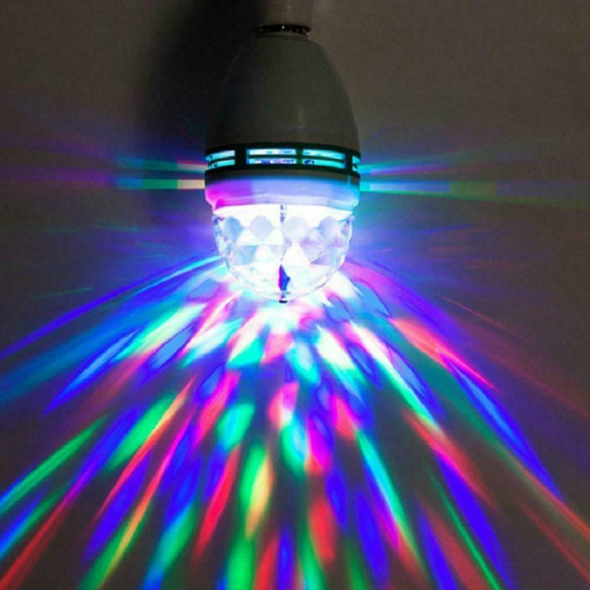 LED 360 besisukanti lempa 6W RGB - gaukdaugiau.lt