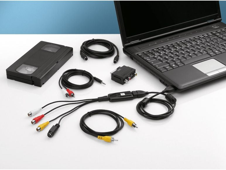USB Video Adapteris (VHS VCR Video to PC DVD) OEM - gaukdaugiau.lt